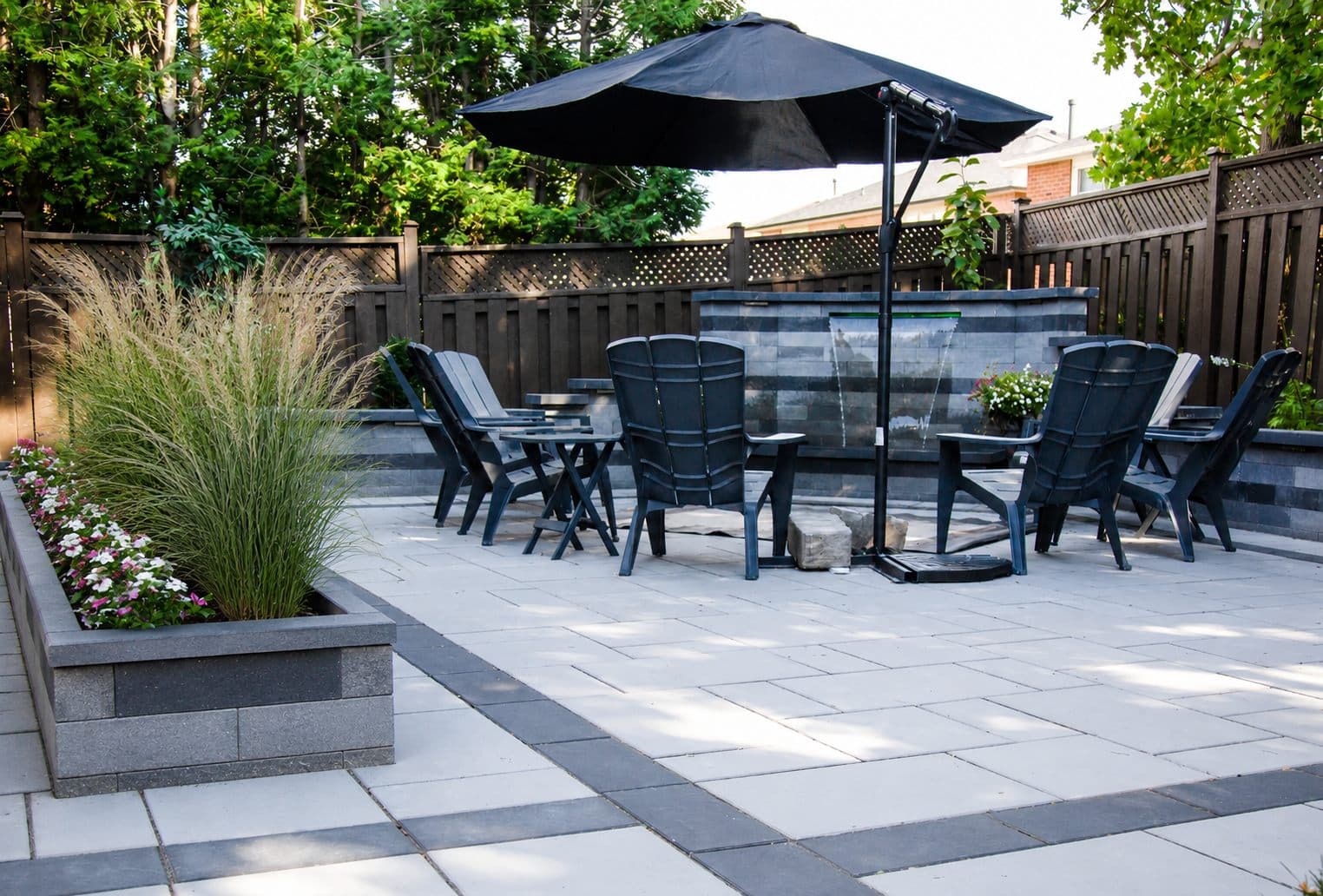 Interlock and landscaping project by 11x12 Solutions